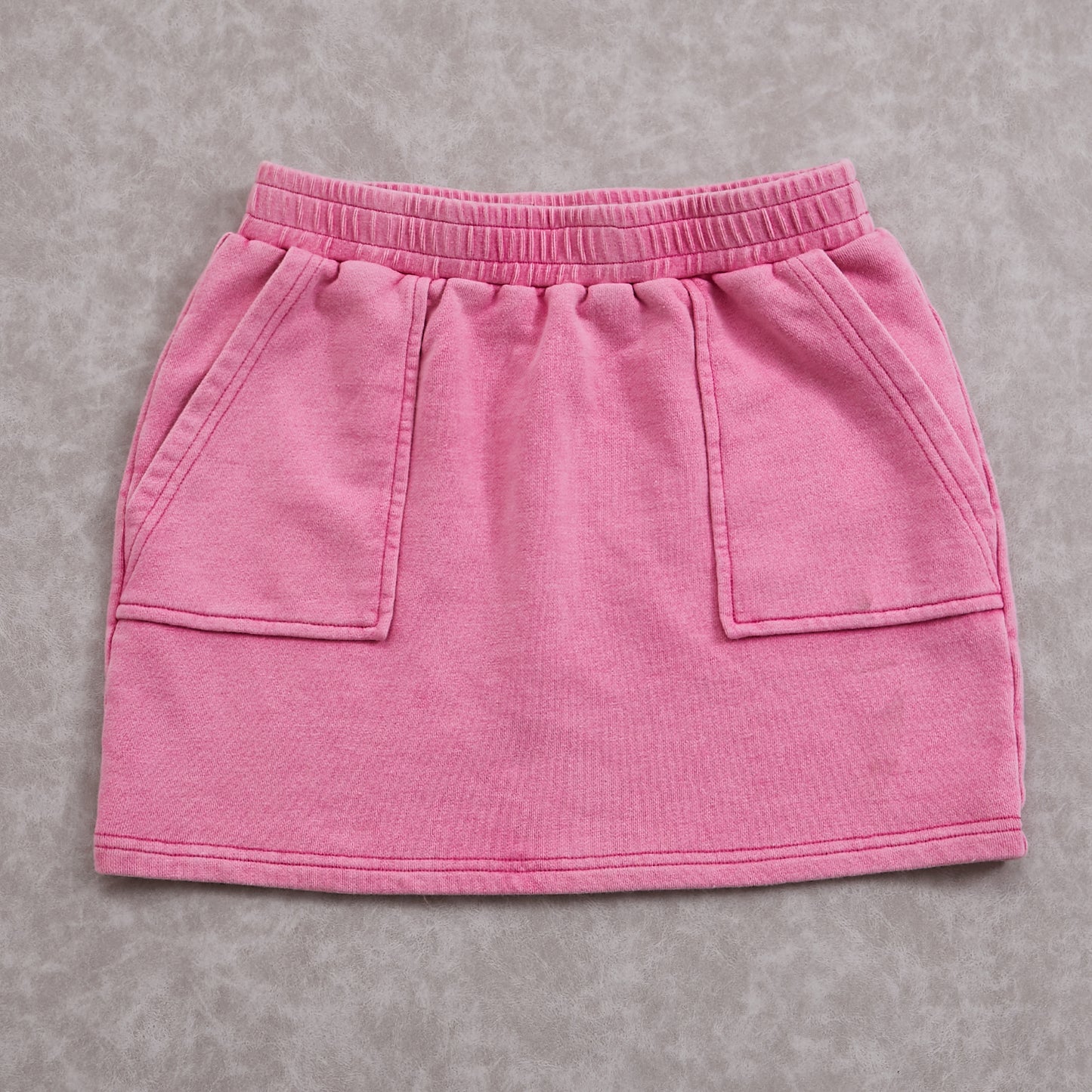 100% Cotton Acid Wash Skirt Women