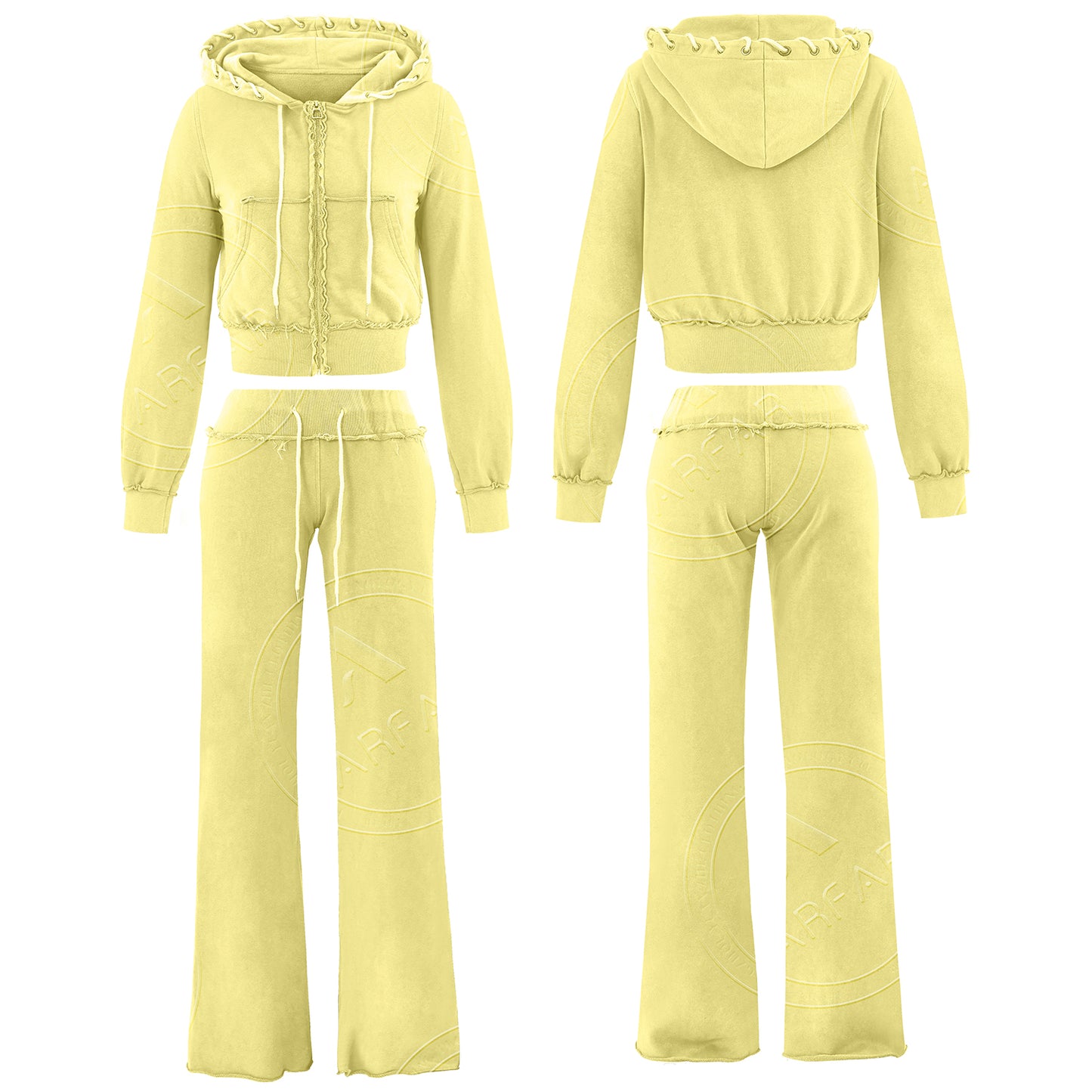 womens acid wished two piece hoodie sets pants sets