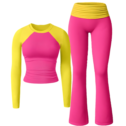 Manufacturer /Custom / OEM/ODM Women Long Sleeve Raglan Sets