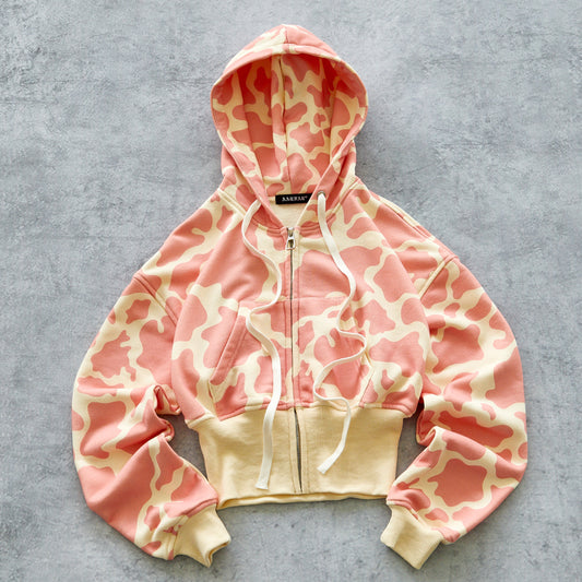 Women Clothing Two Piece Sets Custom logo Heavyweight Camouflage Print Cotton Zip Jacket Hoodie and Pants Set ManufacturersWomen Clothing Two Piece Sets Custom logo Heavyweight Camouflage Print Cotton Zip Jacket Hoodie and Pants Set Manufacturers