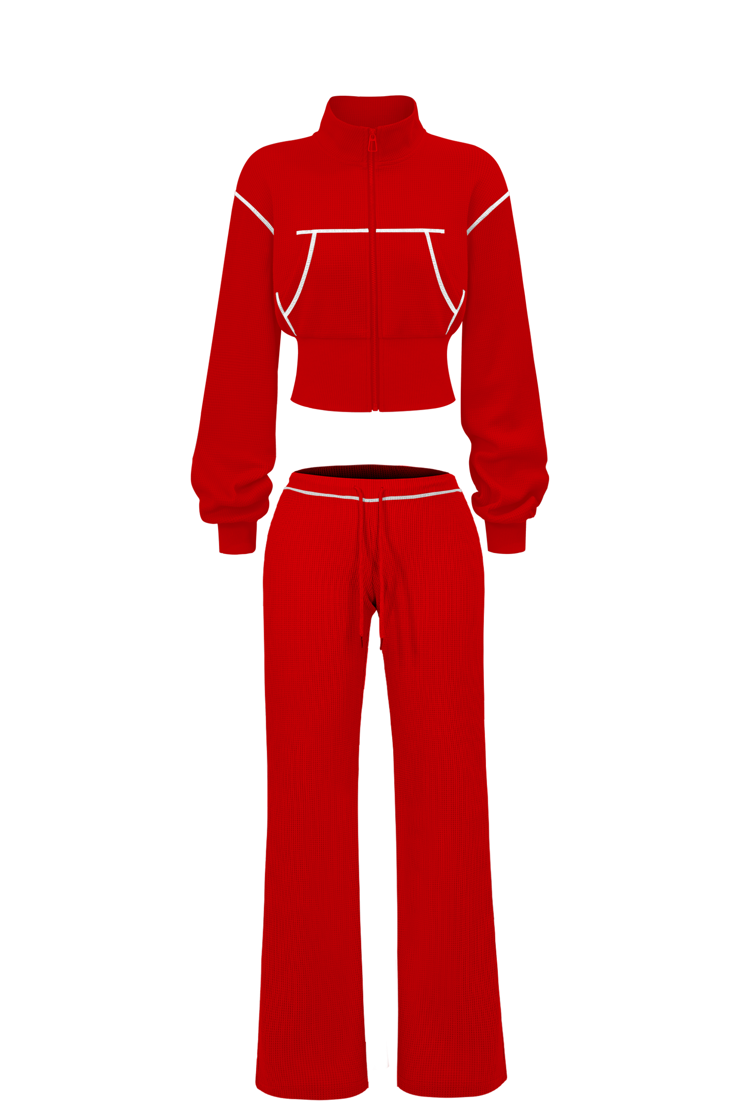 Custom Waffle Knit Girls Two Piece Set Summer 2025 Basic Zip up Jacket Embroidery Hoodie and Shorts Set Loungewear Women Sets