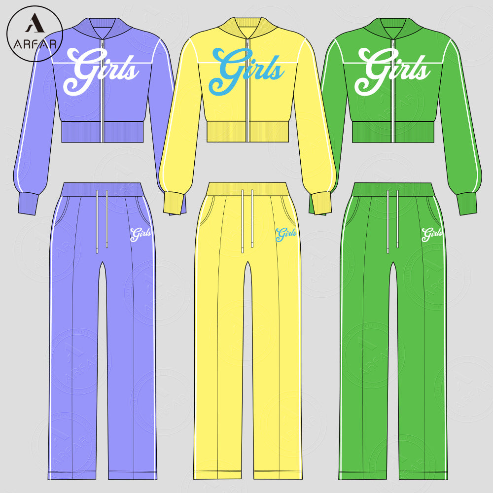 High Quality Clothing Manufacturers Women Tracksuit Set Custom Color Blocking Hoodie and Wide Leg Pants Two Piece Lounge Set