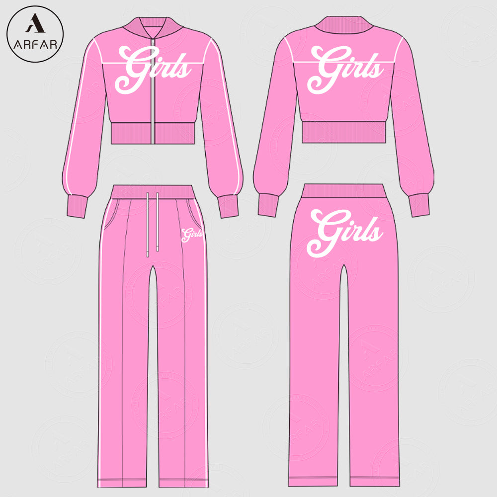 High Quality Clothing Manufacturers Women Tracksuit Set Custom Color Blocking Hoodie and Wide Leg Pants Two Piece Lounge Set