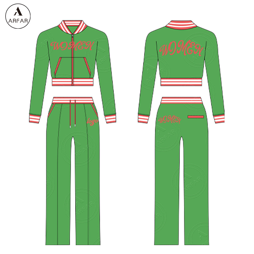 Women's Clothes Fall Oversized Sweatpants Custom logo Two Pieces Long Sleeve Set High Quality Tall Girl Friendly