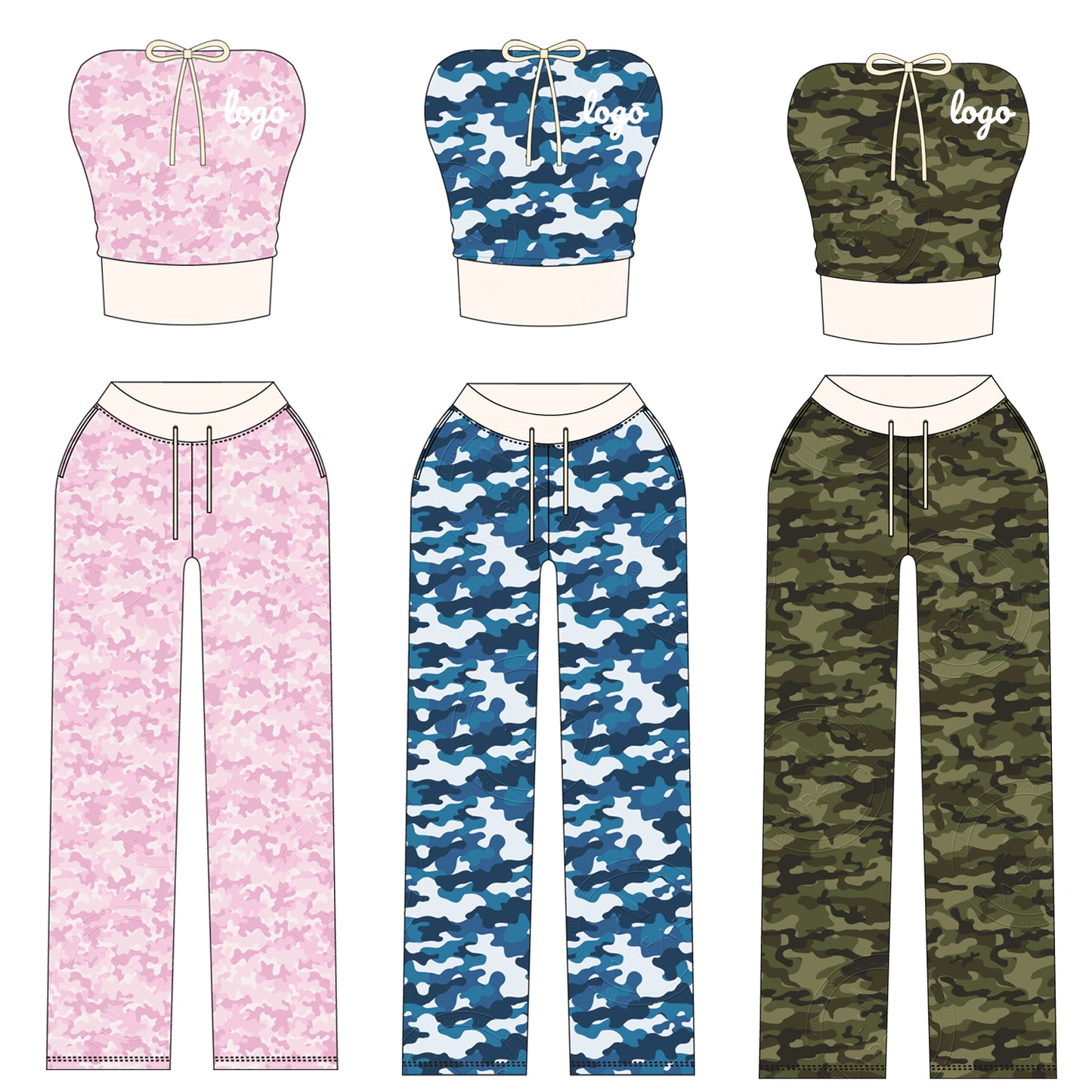 Women Camouflage Hoodie and Shorts Set Zip Heavyweight Cotton Fitness Cropped Long Sleeve Camo Shorts Set Casual Sweatshirt Set
