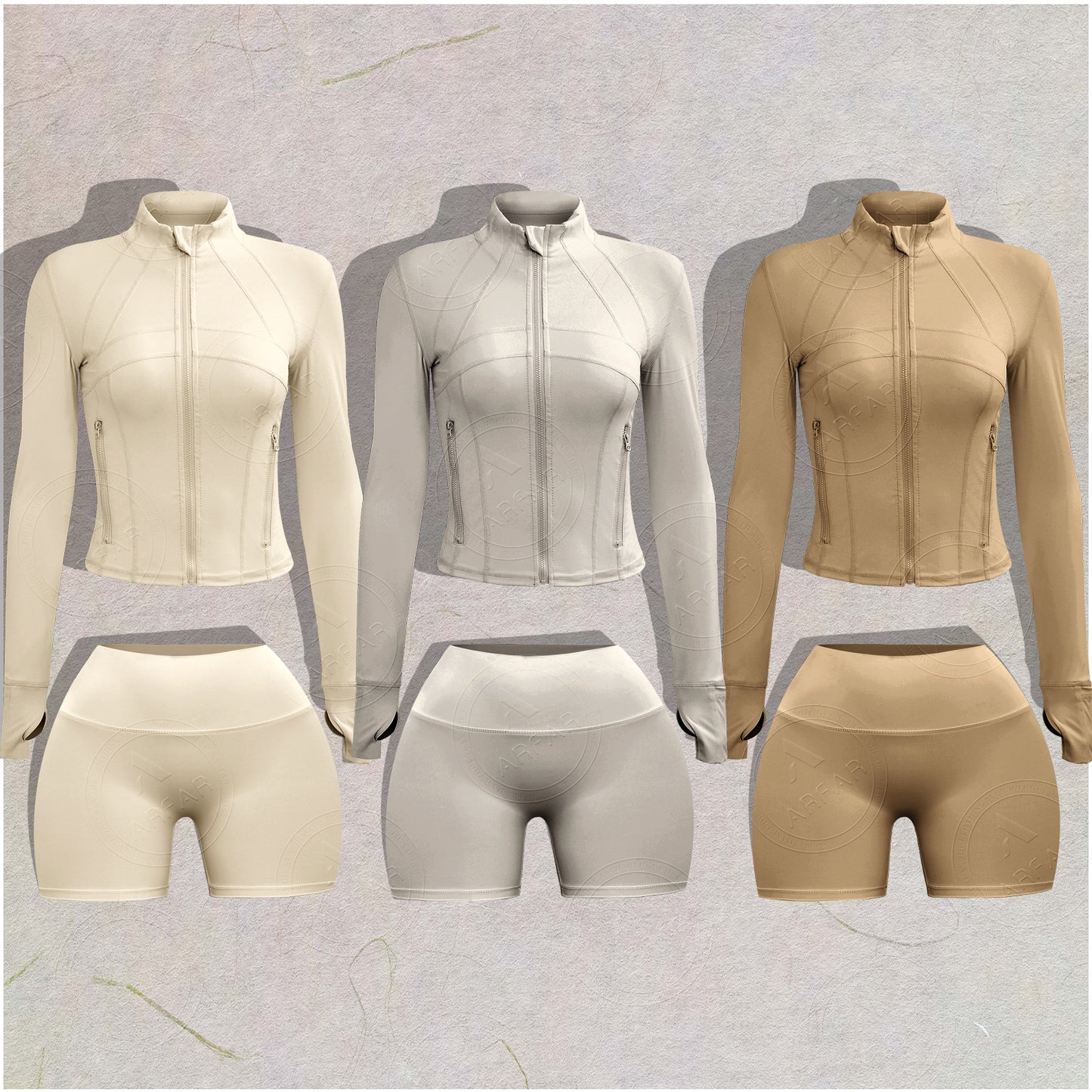 Yoga Zipper Jacket Custom Rhinestone logo Women Set Wholesale Nylon Candy Color Tracksuit Two Piece Lounge Set Women Clothing