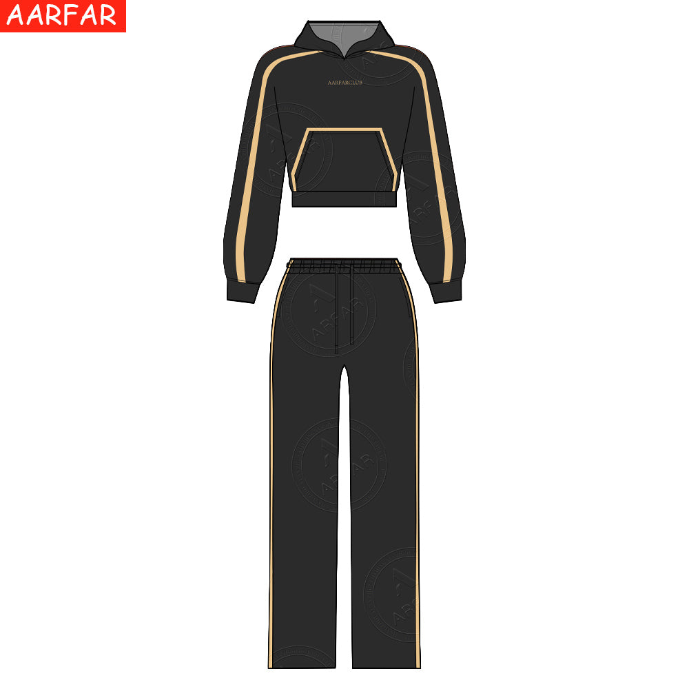 Streetwear High Quality Women Tracksuit Set Custom Mid Waist Plain Color Match Raglan Sleeves Woman Hoodie Sportswear SetsStreetwear High Quality Women Tracksuit Set Custom Mid Waist Plain Color Match Raglan Sleeves Woman Hoodie Sportswear Sets