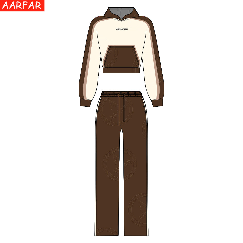 Streetwear High Quality Women Tracksuit Set Custom Mid Waist Plain Color Match Raglan Sleeves Woman Hoodie Sportswear SetsStreetwear High Quality Women Tracksuit Set Custom Mid Waist Plain Color Match Raglan Sleeves Woman Hoodie Sportswear Sets