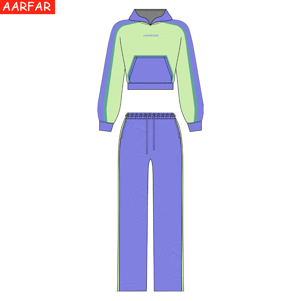 Streetwear High Quality Women Tracksuit Set Custom Mid Waist Plain Color Match Raglan Sleeves Woman Hoodie Sportswear SetsStreetwear High Quality Women Tracksuit Set Custom Mid Waist Plain Color Match Raglan Sleeves Woman Hoodie Sportswear Sets