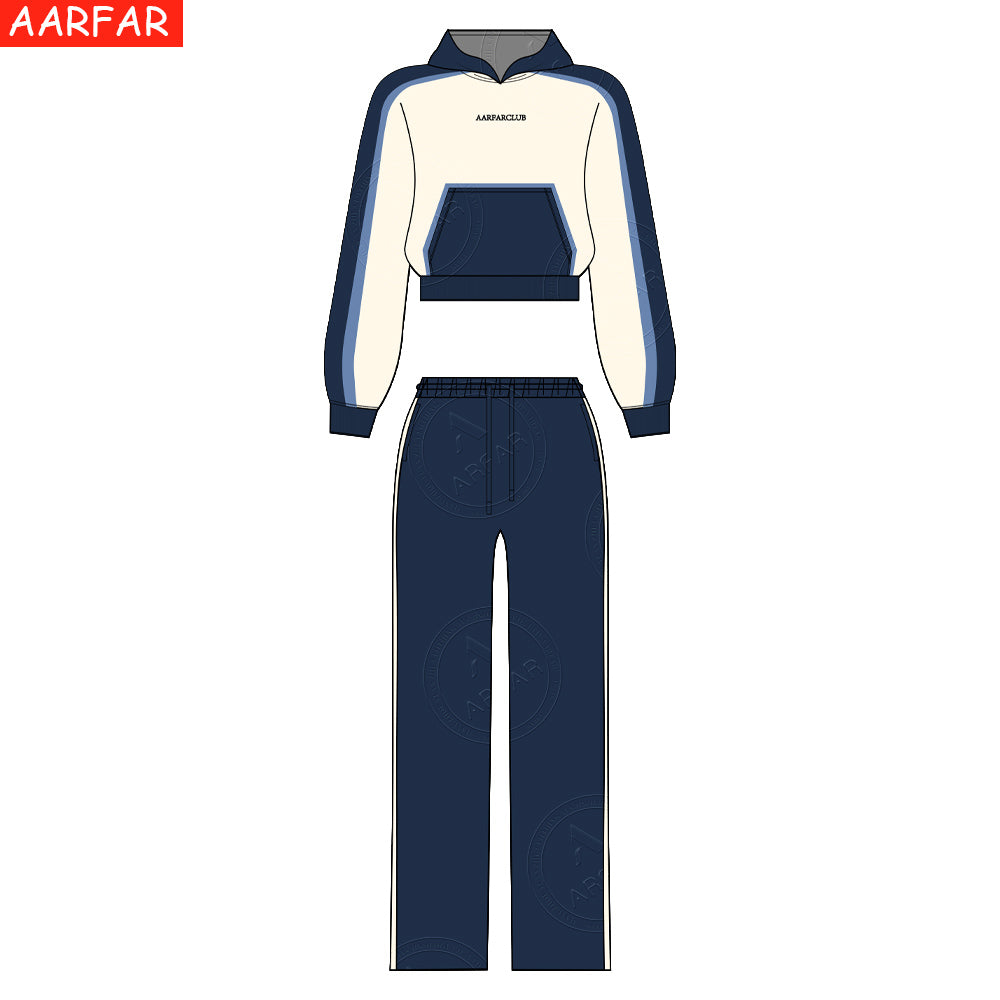 Streetwear High Quality Women Tracksuit Set Custom Mid Waist Plain Color Match Raglan Sleeves Woman Hoodie Sportswear SetsStreetwear High Quality Women Tracksuit Set Custom Mid Waist Plain Color Match Raglan Sleeves Woman Hoodie Sportswear Sets