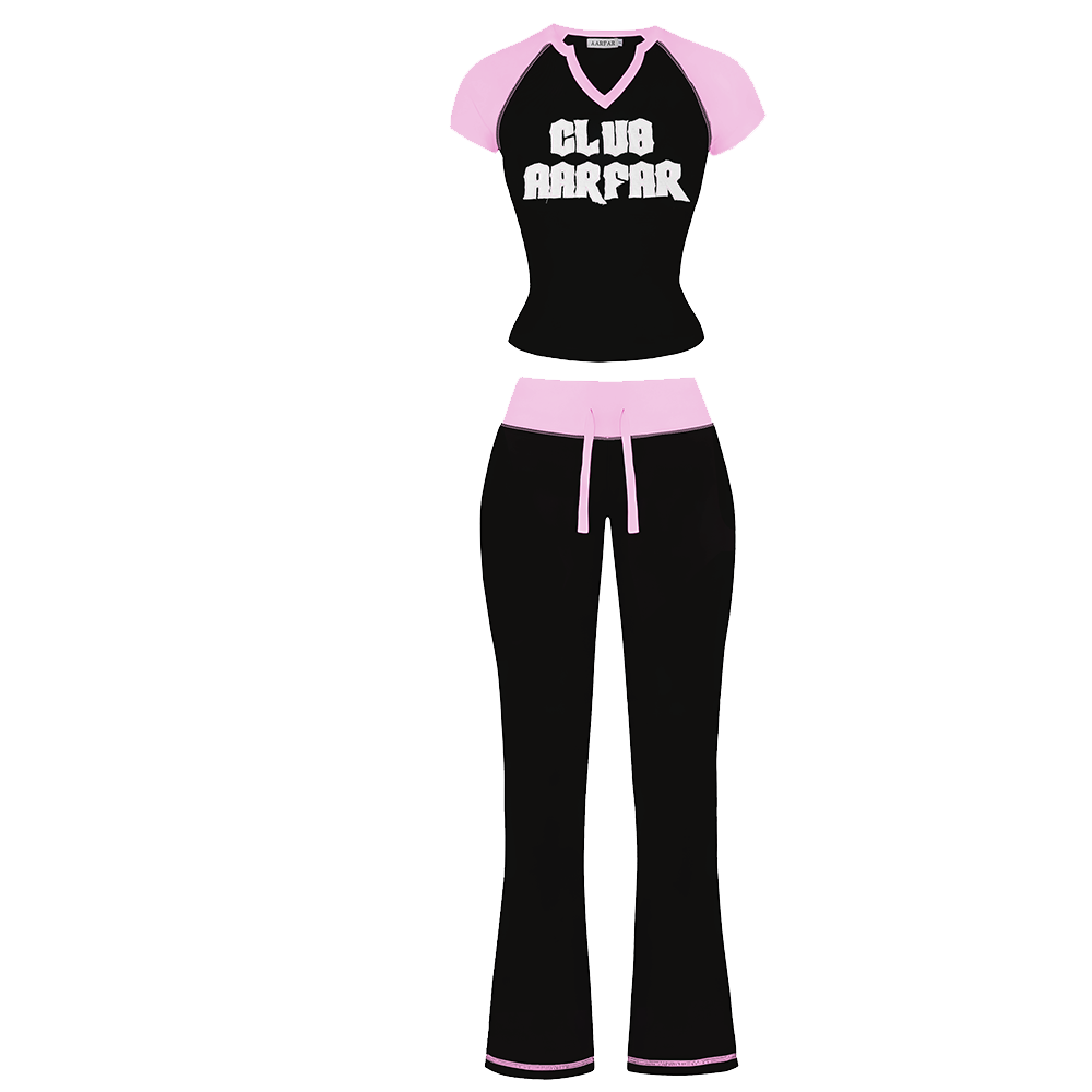 Manufacturer /Custom / OEM/ODM Women Short Sleeve Two Piece Legging Set