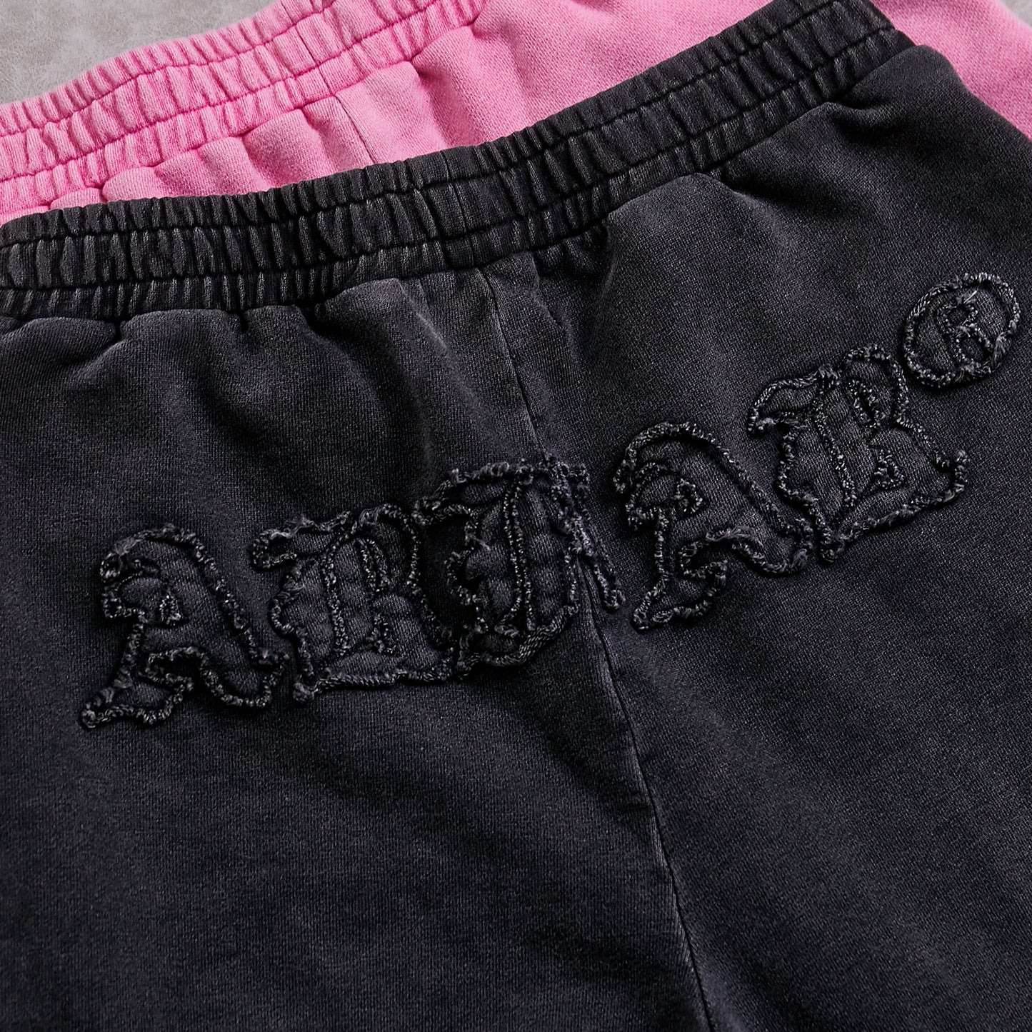 100% Cotton Acid Washed Blue Jogger Pants