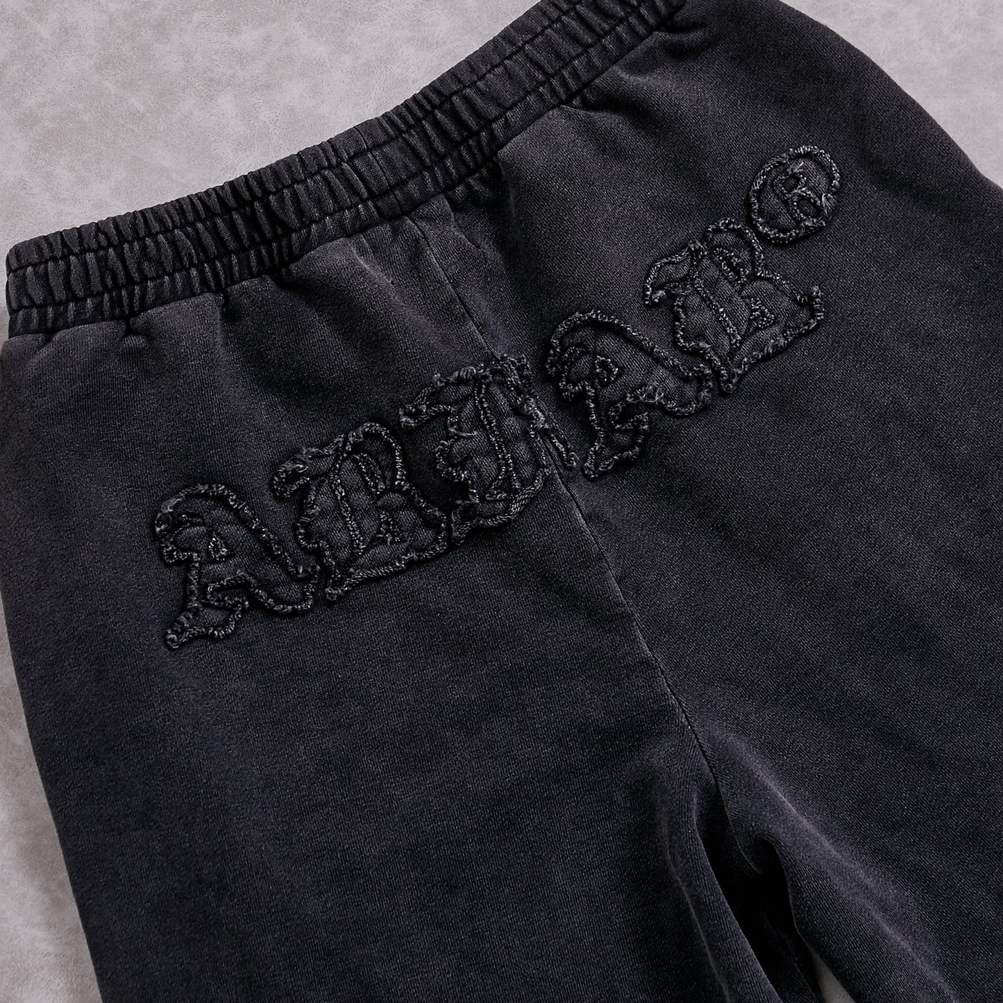 100% Cotton Acid Washed Blue Jogger Pants