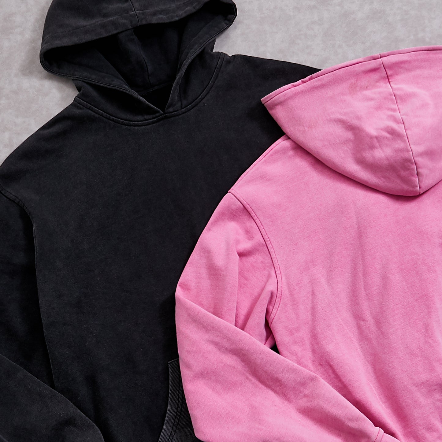 100% Cotton Acid Washed Hooded Sweater