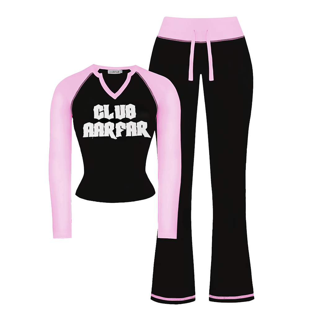Manufacturer /Custom / OEM/ODM Women Long Sleeve Two Piece Legging Set
