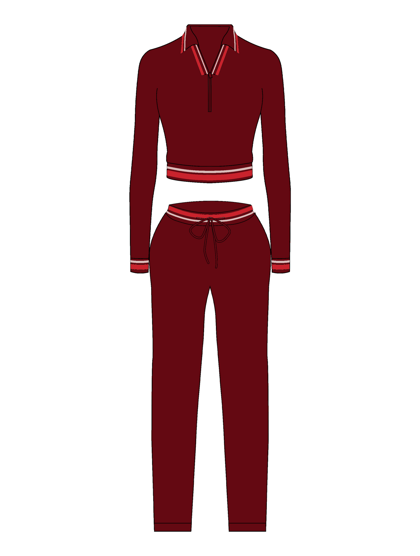 2025 New Arrivals Custom logo Women's Polo Collar Autumn Clothing Two-piece Set Long Sleeved Pants Sets Women Clothing Wholesale