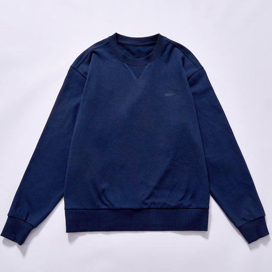 hot selling crew neck sweatshirt straight sweatpants two piece pullover sweatshirt elastic waist casual trousers french terry tracksuit relaxed regular fit full matching suit