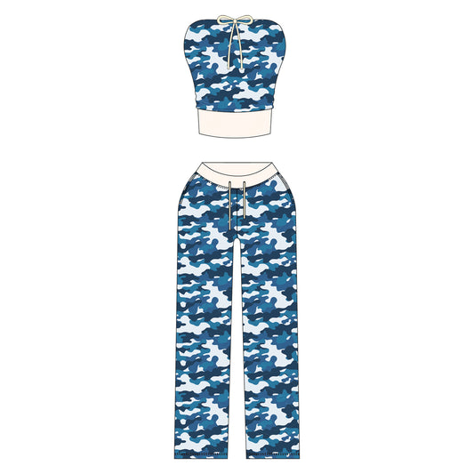 Women Camouflage Hoodie and Shorts Set Zip Heavyweight Cotton Fitness Cropped Long Sleeve Camo Shorts Set Casual Sweatshirt Set