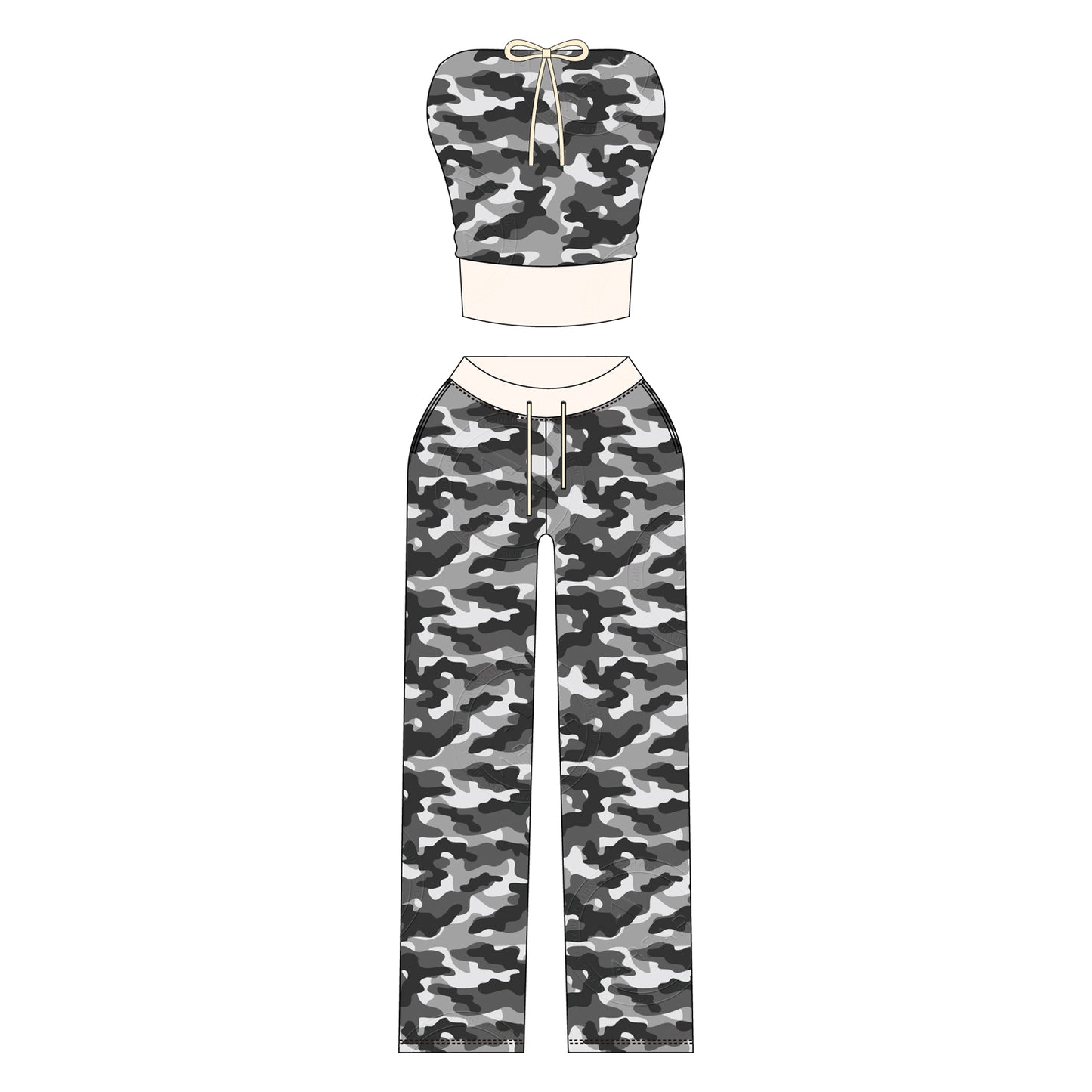 Women Camouflage Hoodie and Shorts Set Zip Heavyweight Cotton Fitness Cropped Long Sleeve Camo Shorts Set Casual Sweatshirt Set