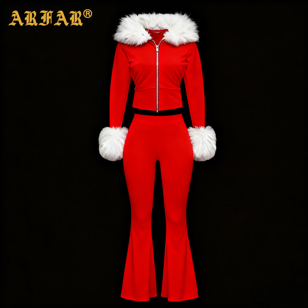 2026 Women Long Sleeve Cropped Hoodie and Sweatpants Tracksuit