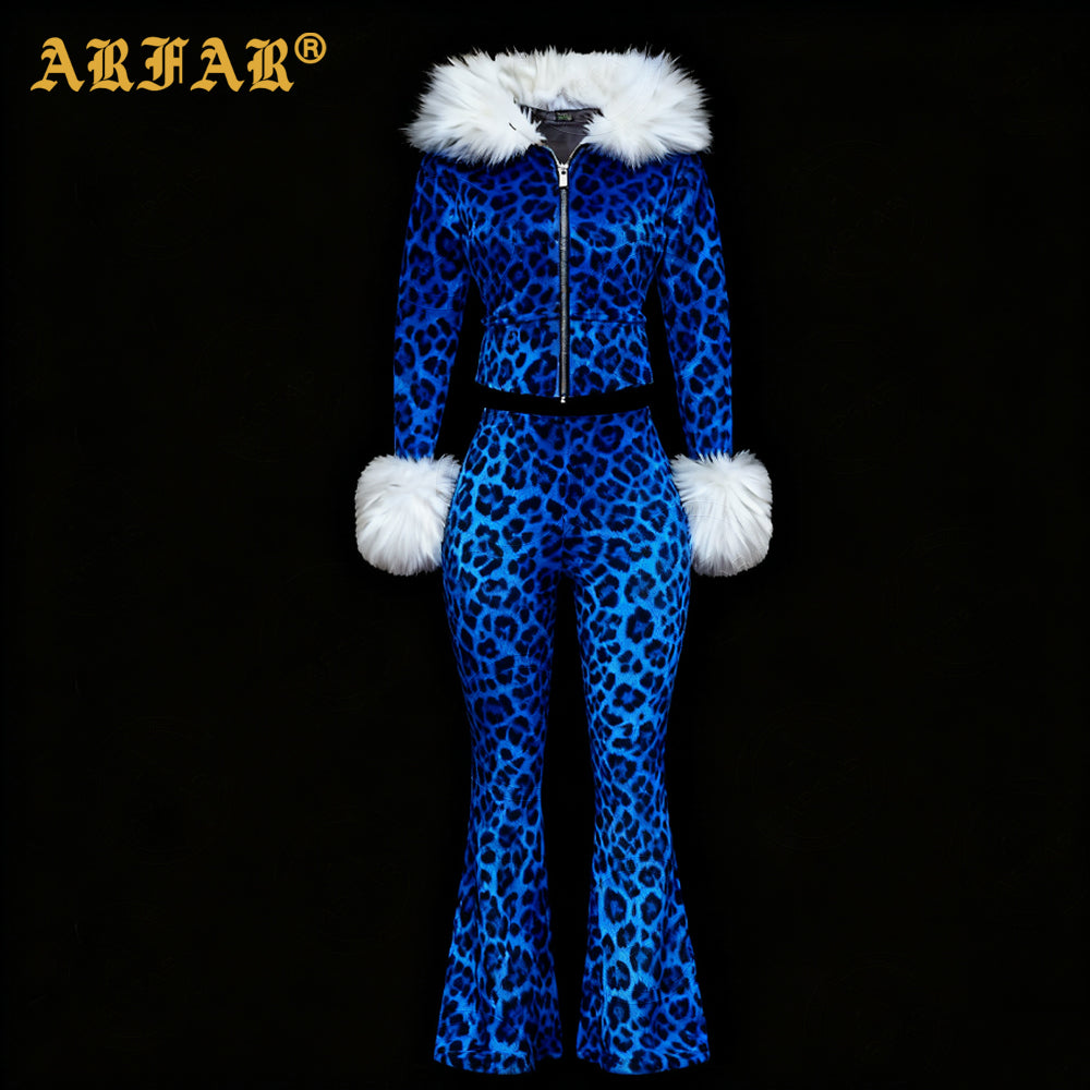 2026 Women Long Sleeve Cropped Hoodie and Sweatpants Tracksuit