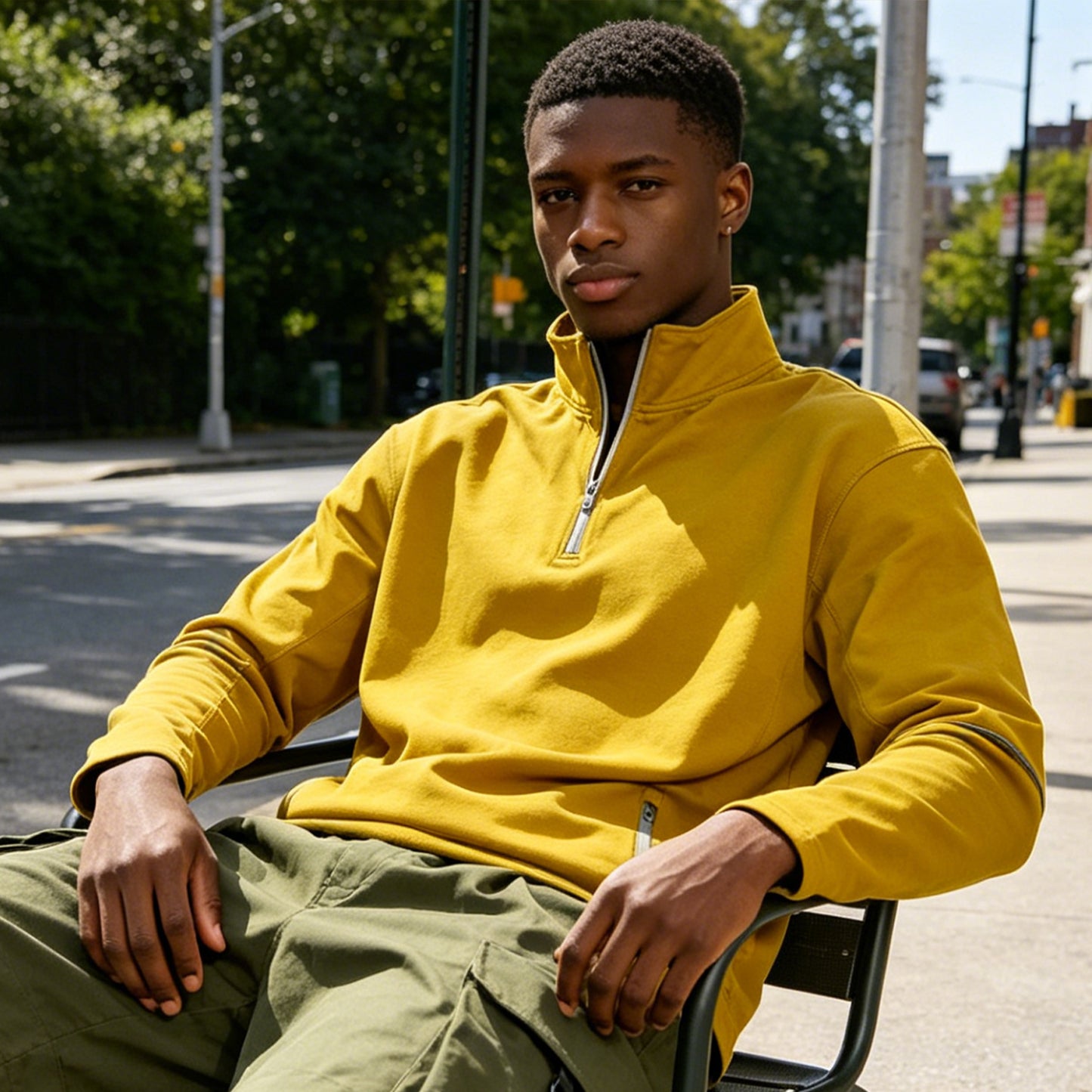 custom logo mustard yellow men half zip pullover quick dry running top stand collar men half zip stand collar pullover outdoor training long sleeve shirt athletic long sleeve top jogging marathon fitness gym hiking walking outdoor