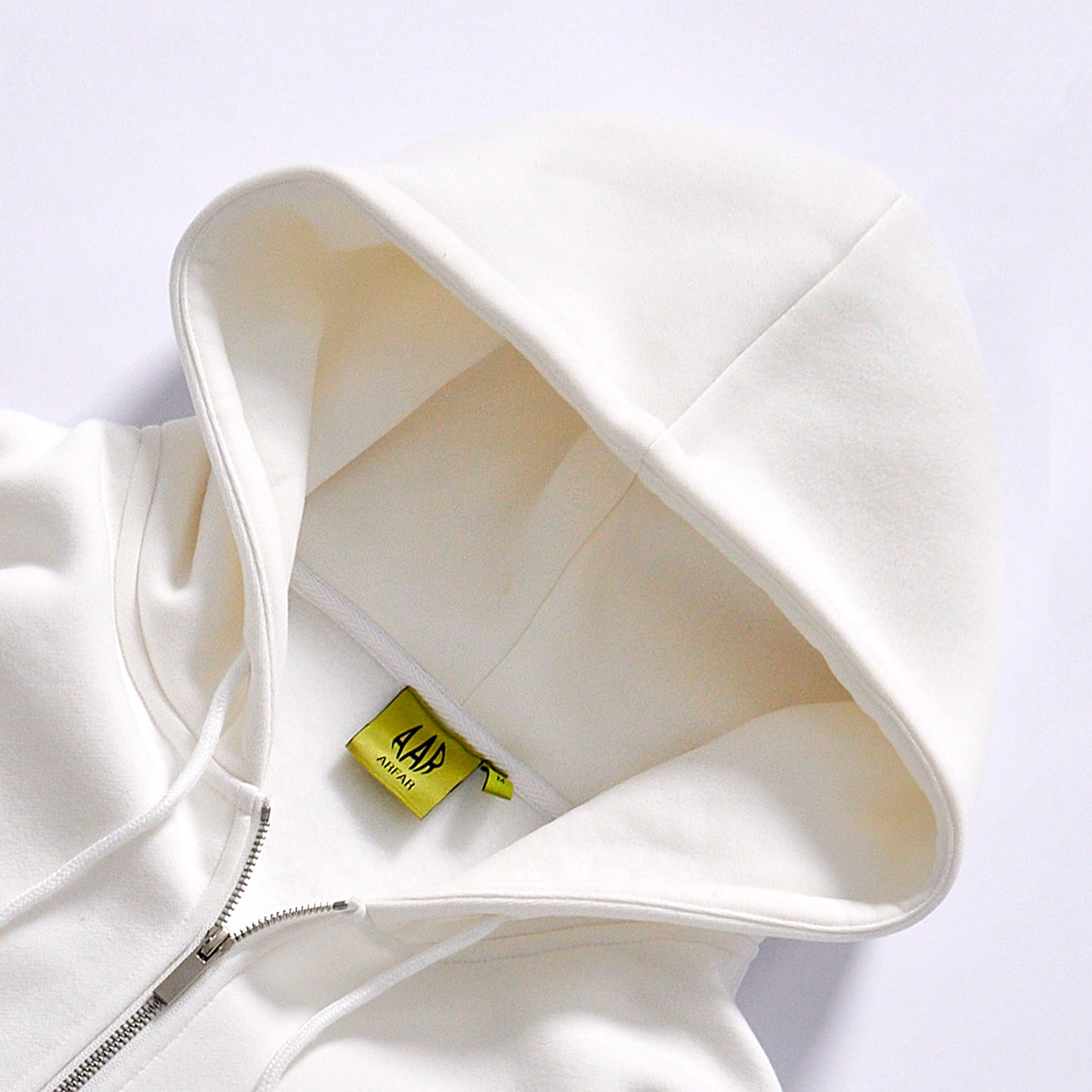 factory direct custom logo relaxed fit basic layering zip up hoodie rib elastic cuffs & bottom hem drop shoulder oversized relaxed fit spring autumn everyday layering outer coat city walk couple matching set