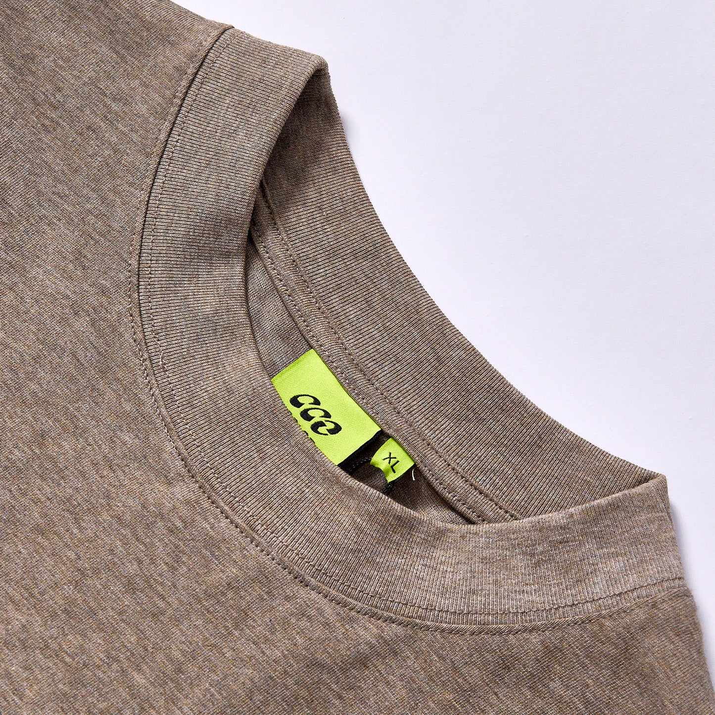 hot selling Crew Neck loose oversized neutral tone long sleeve crew alternative top loose drop shoulder thermal long sleeve All-season layering