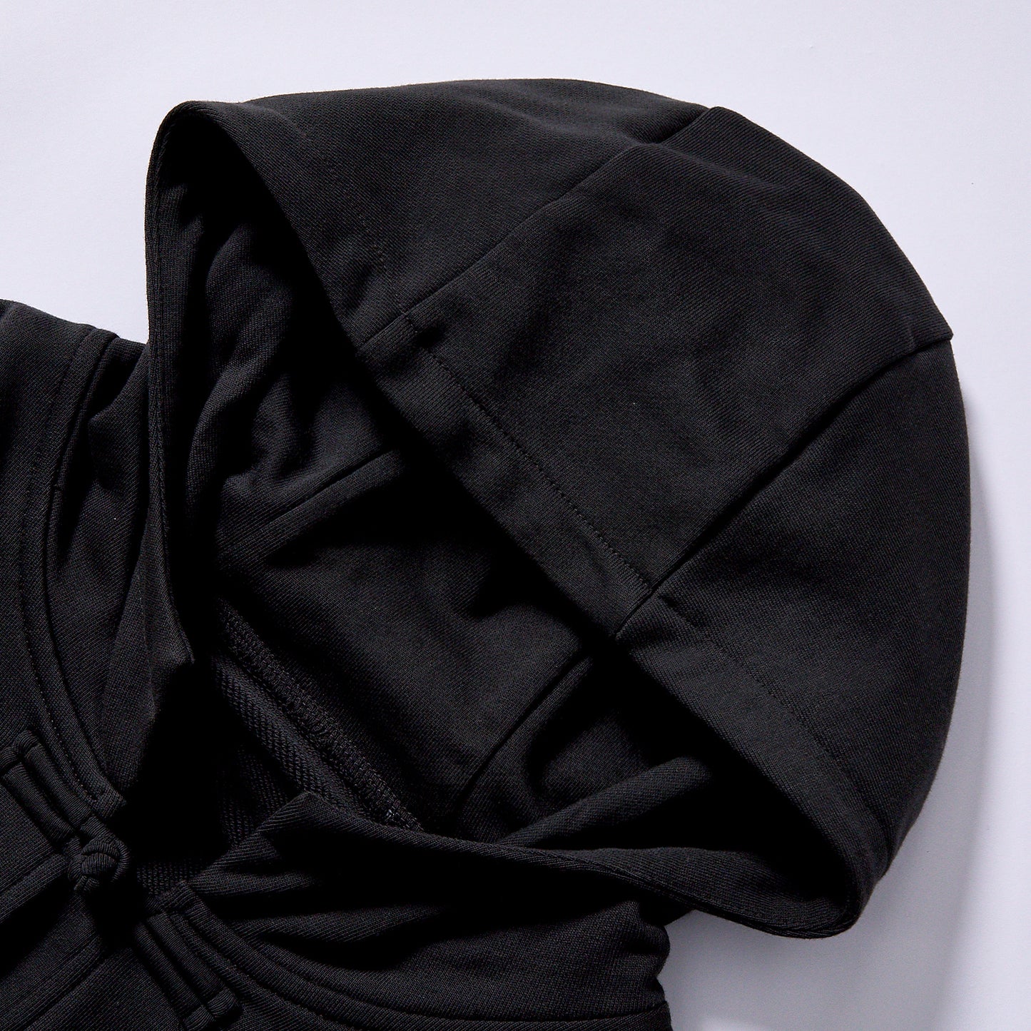 Custom trending High quality Men's Hoodies Sweatshirt chinese style embroidered fleece outerwear  drop shoulder relaxed fit frog‑button hooded jack cultural streetwear
