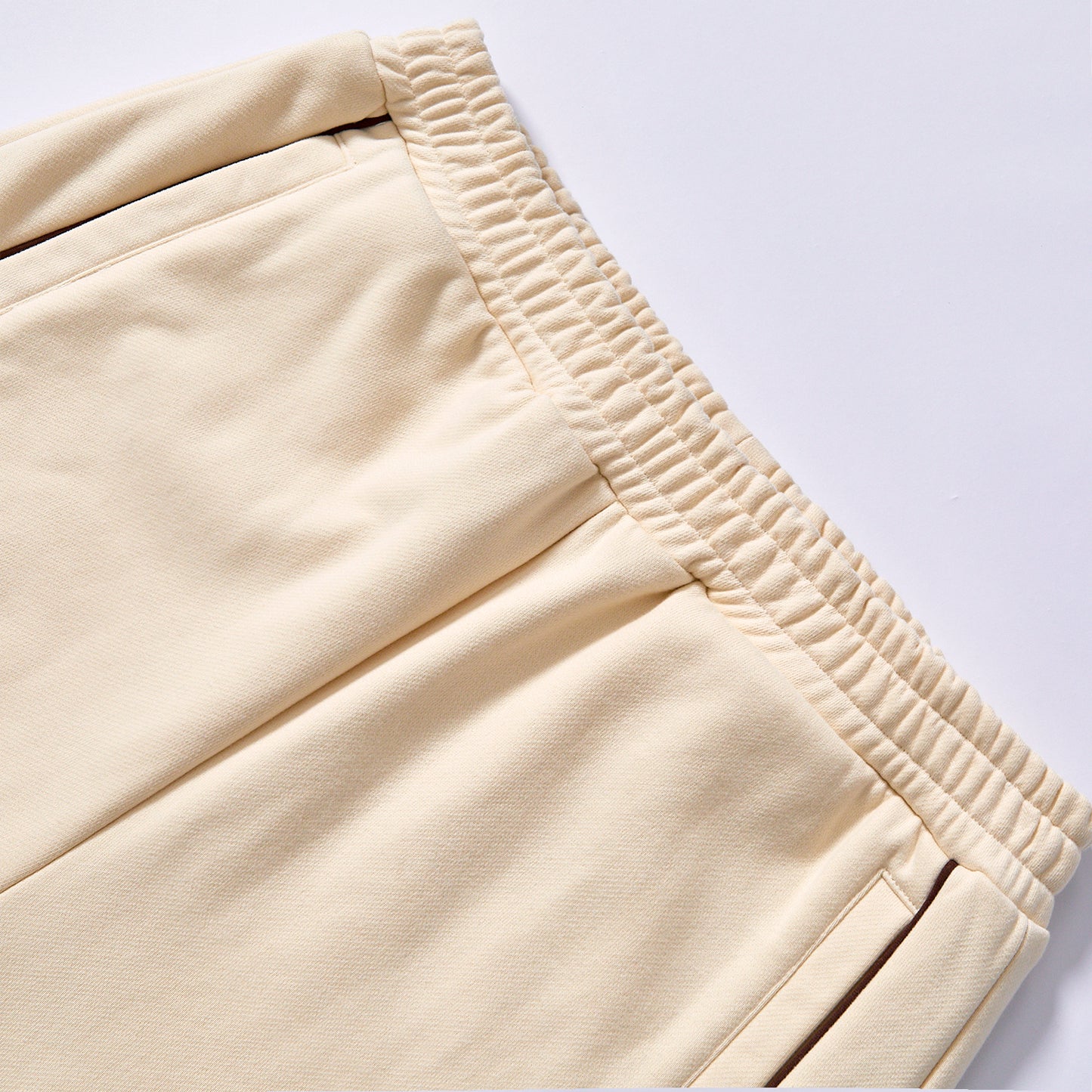 matching set men casual sweat shorts men fleece casual shorts side contrast stripe relaxed fit knee length sweatpants summer daily outfits