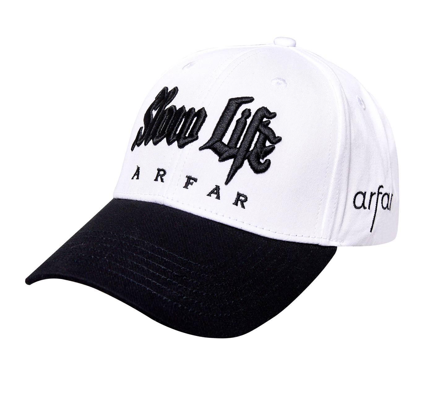 Customized hip hop curved brim snapback 3D embroidery snapback hat adjustable back snap closure adjustable back snap closure