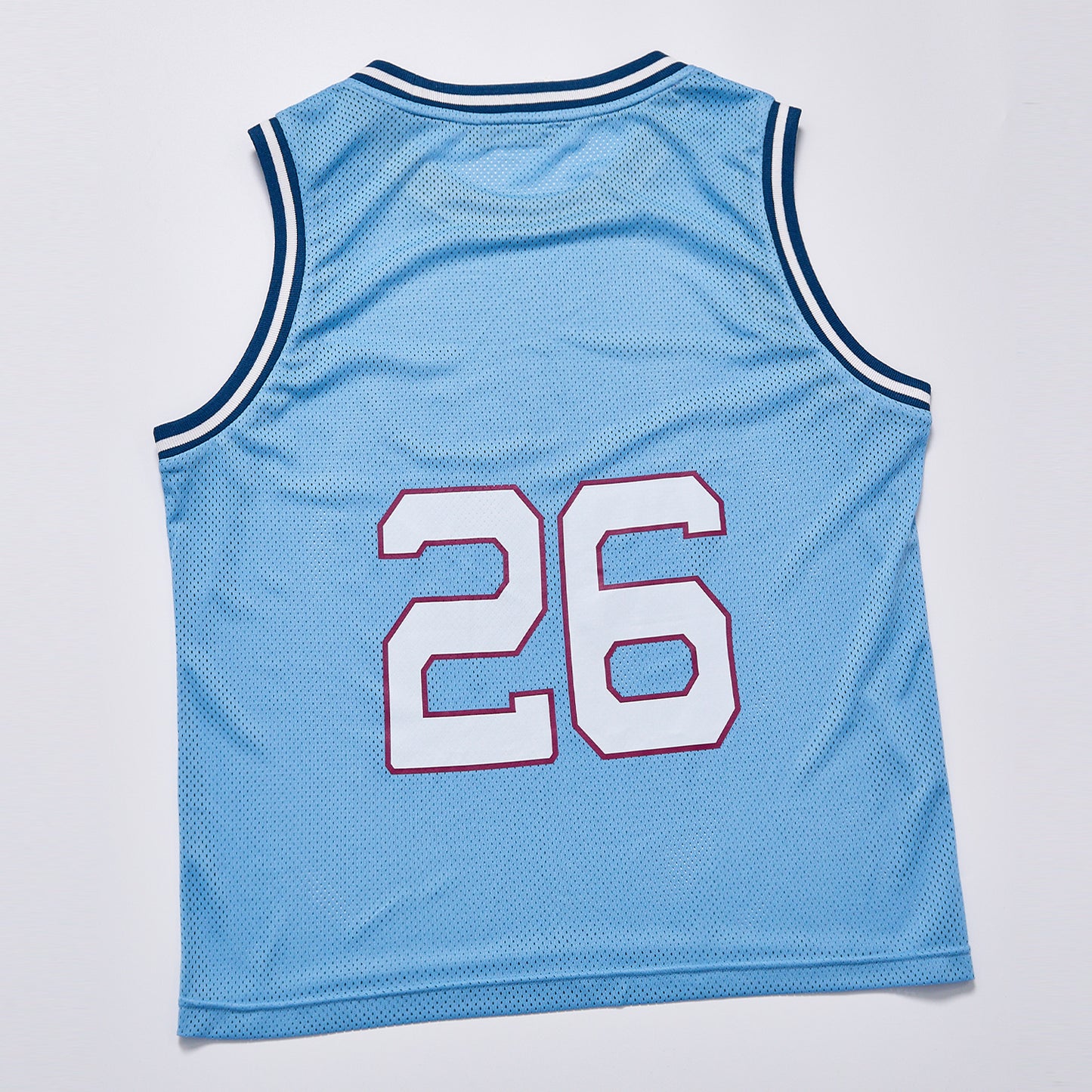 AARFAR Letter Print Mesh Basketball Jersey Unisex Summer Contrast Trim Sleeveless Tank Top Streetwear Casual Sports Training Vest