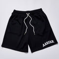 Custom AARFAR Letter Embroidery Drawstring Mesh Shorts Unisex Summer Elastic Waist Loose Fit Knee-Length Shorts Streetwear Casual Sports Running Sweat Shorts