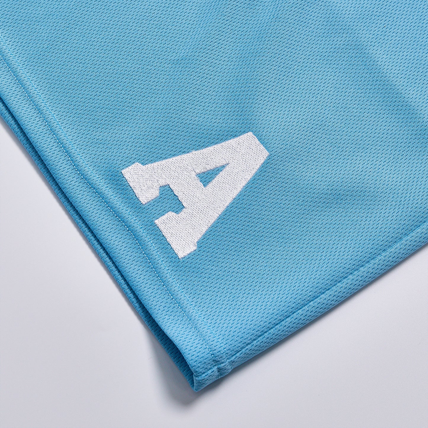 Letter A Embroidery Mesh Drawstring Sports Shorts Unisex Summer Loose Knee Length Basketball Shorts Casual Streetwear Breathable Quick Dry Gym Track Shorts