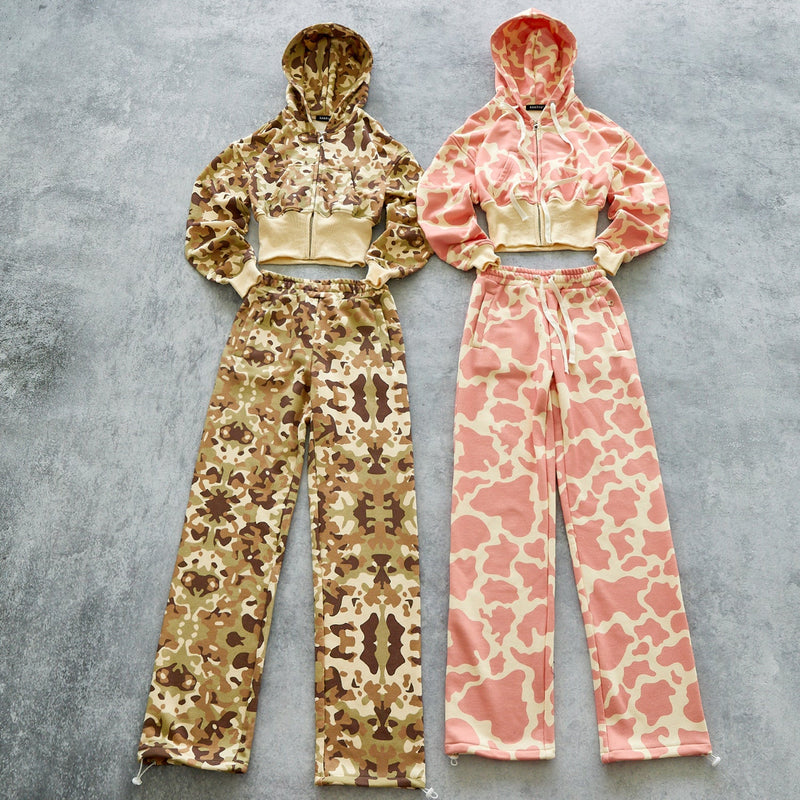 Zip Cotton Matching Set