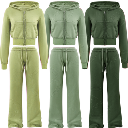 womens two piece hoodie sets pants set