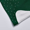 Custom Rhinestone Contrast Double Waistband Color Block Sweat Shorts Unisex Summer Drawstring Loose Fit Streetwear Casual Sport Jogger Shorts