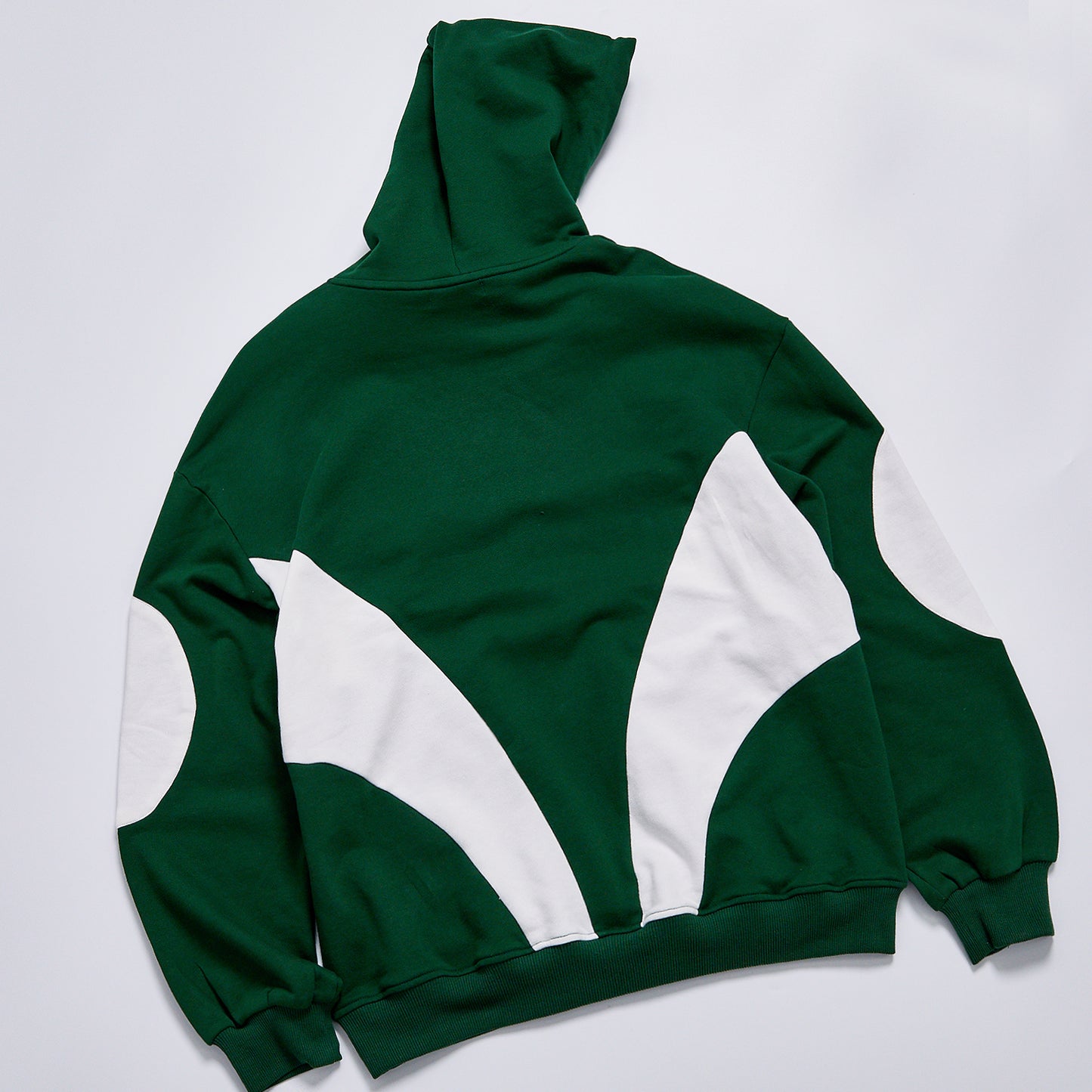 英文标题：Custom Rhinestone Patchwork Contrast Color Hoodie Unisex Daily Drawstring Pullover Hooded Sweatshirt Streetwear Casual Loose Long Sleeve Top Outerwear