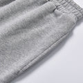 Custom Logo Reflective Piping Heather Gray Unisex Spring Stand Collar Zip-Up Loose Sweatshirt Jacket Streetwear Casual Racing Track Knit Outerwear