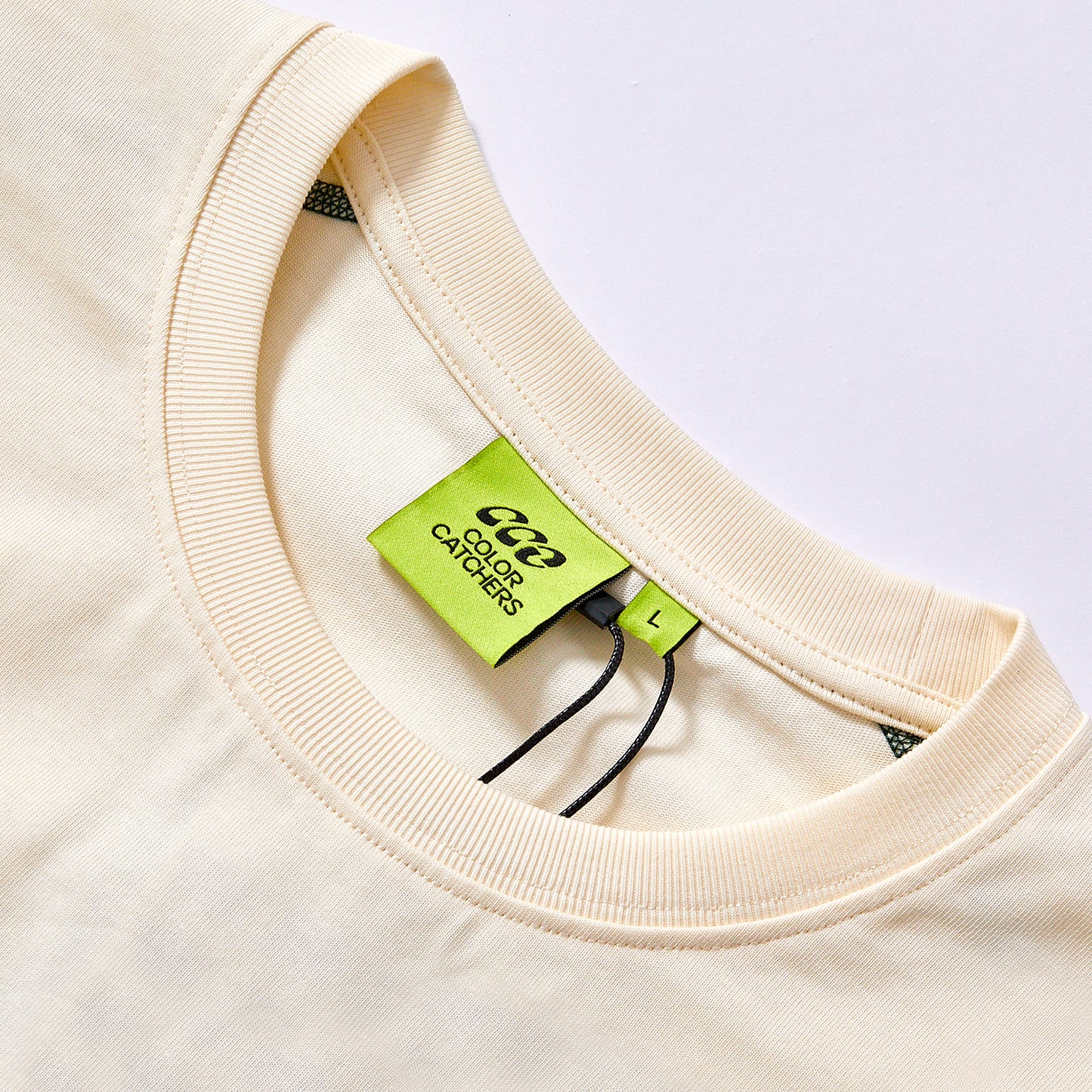 High quality soft heavy combed cotton plain spliced long sleeve crew neck tee drop shoulder relaxed straight fit crew neck base shirt wholesale blank custom logo apparel