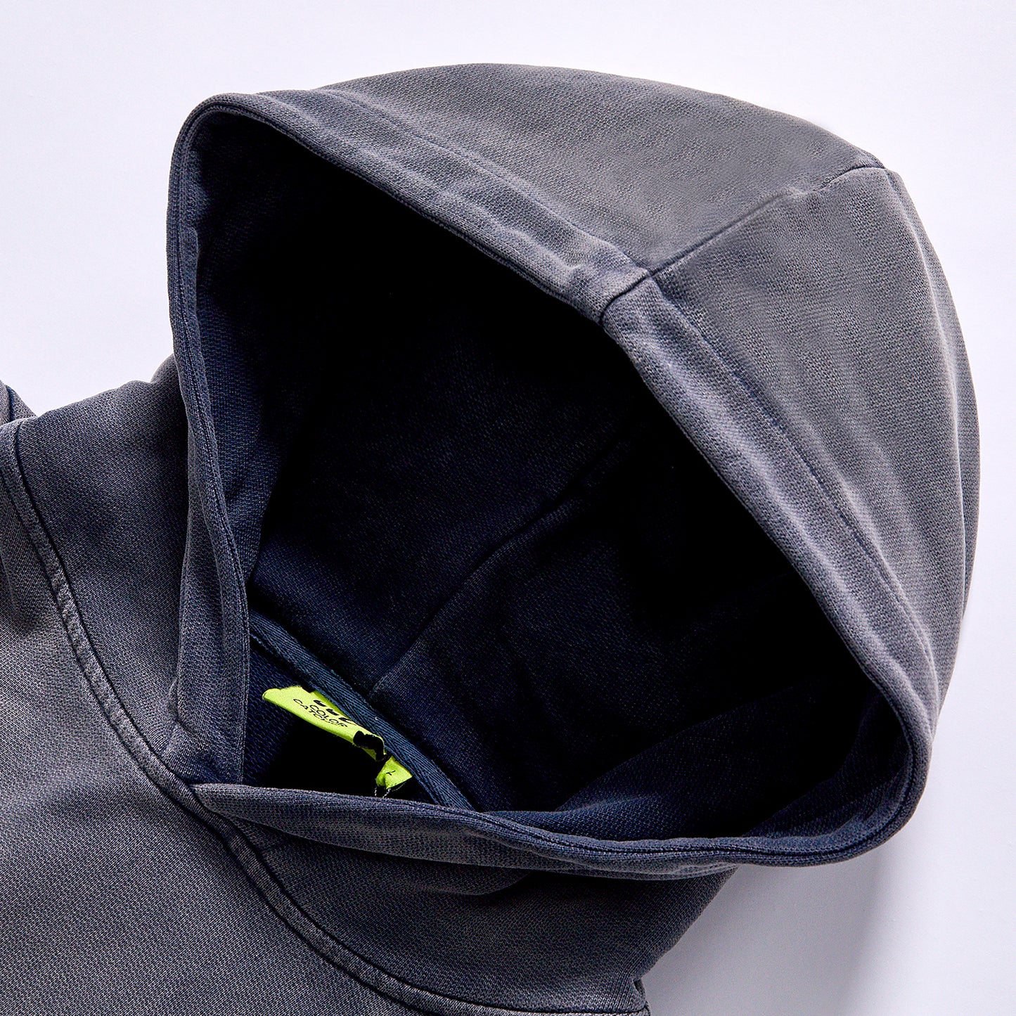 Fashion custom gradient acid washed grey raglan hoodie drop shoulder loose fit unisex multi sizes blank custom patch logo heavy cotton skate casual outer top