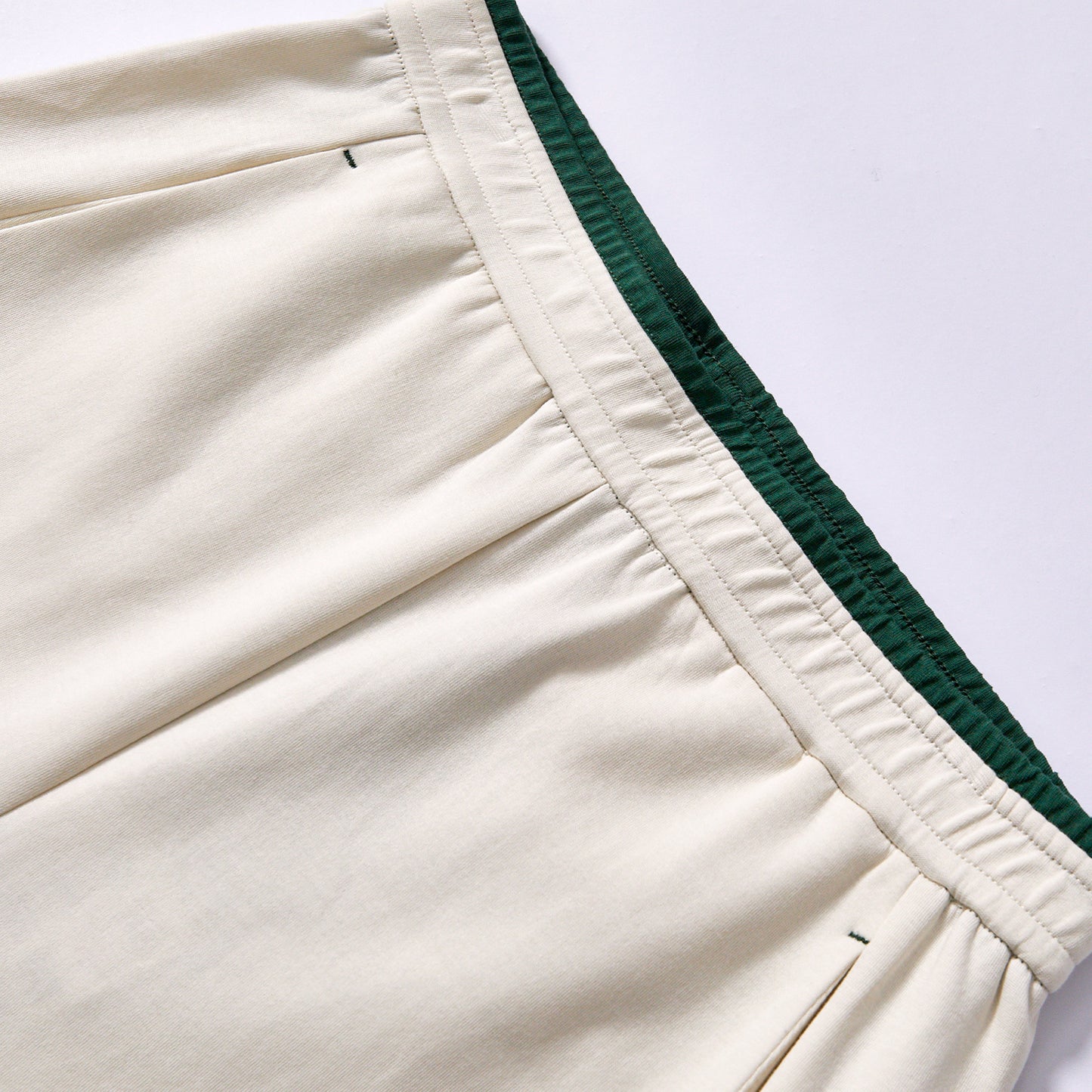 custom side stripe fleece casual trousers small chest embroidery straight sweatpants city walk