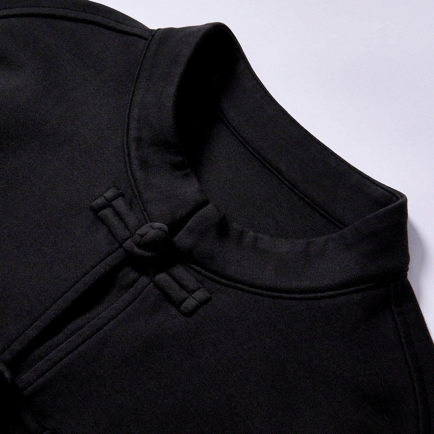 High Quality chinese style stand collar fleece top relaxed regular fit chinese style shirt daily commute couple matching set