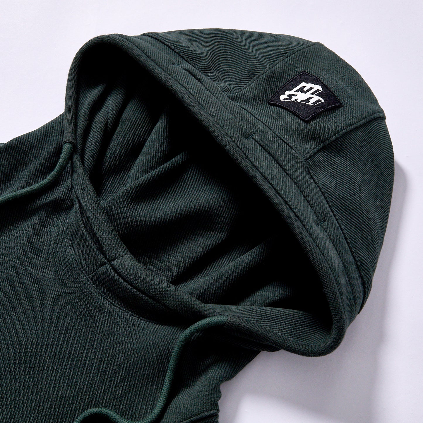 trending oversized streetwear panel layered pullover hoodie drop shoulder loose fit plain layering hoodie city walk