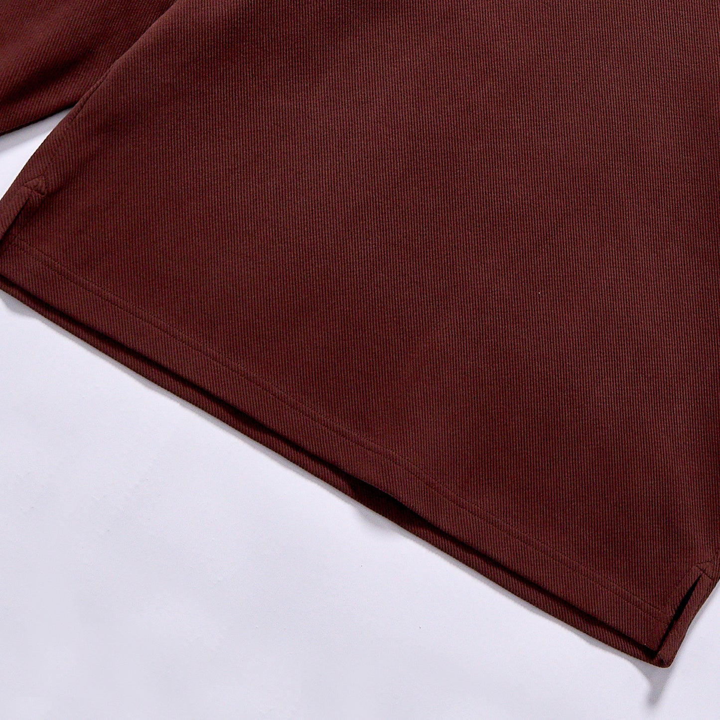 hot selling brushed fleece loose oversized layering shirt drop shoulder loose oversized fit  casual sweat top