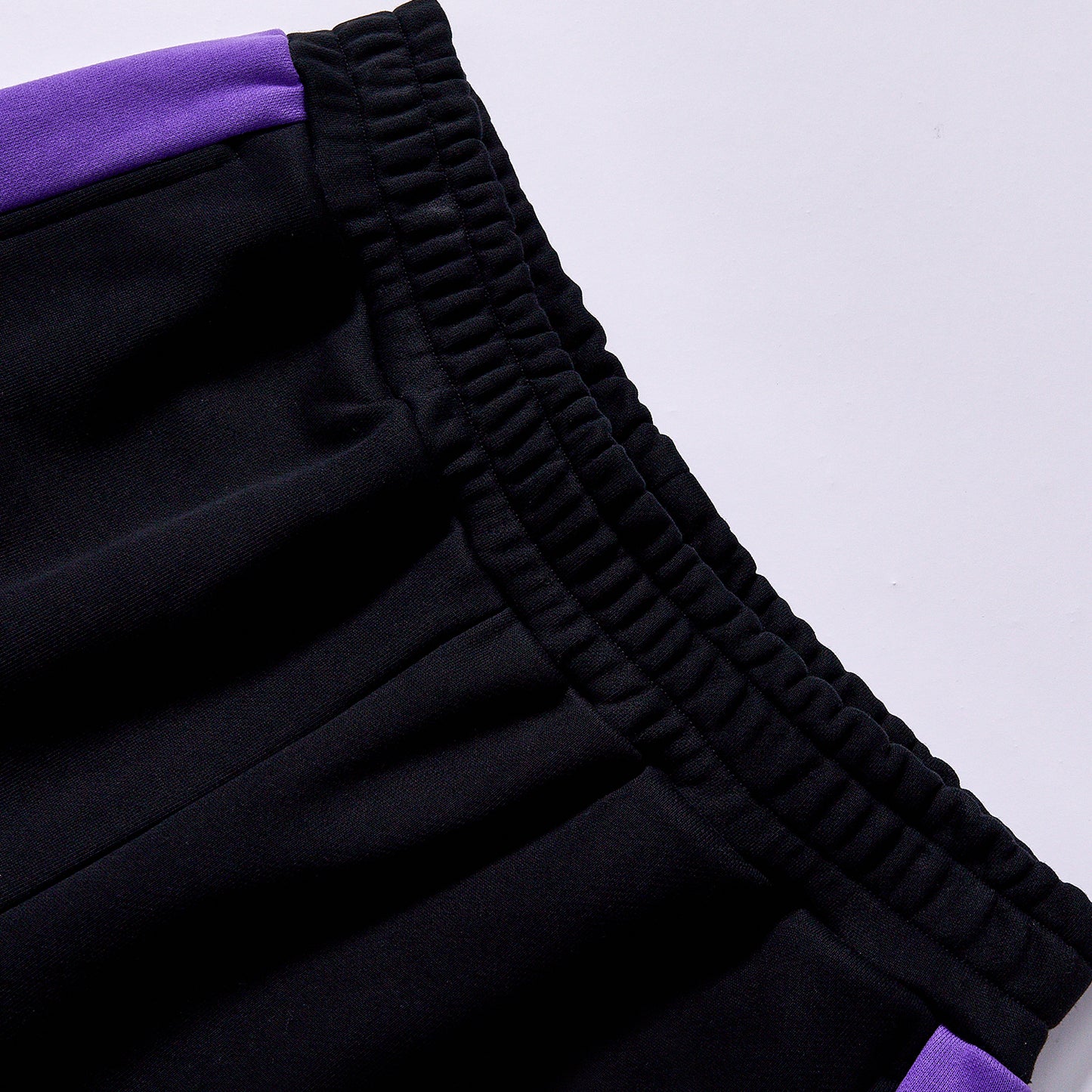 men black purple stripe tracksuit full zip stand collar jogger set men two piece tracksuit stand collar  straight leg sweatpants soft fleece fabric relaxed fit daily casual gym training jogging
