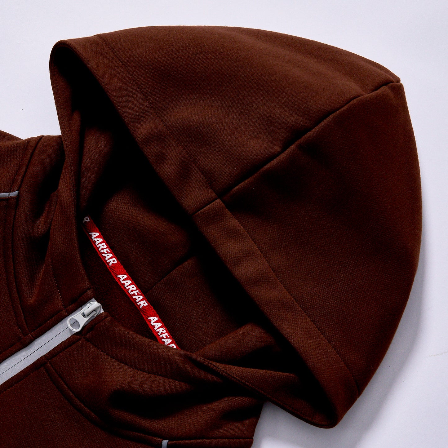 OEM factory direct half zip raglan hooded sweatshirt drop shoulder relaxed fit contrast side stitch sweatshirt city walk casual wear