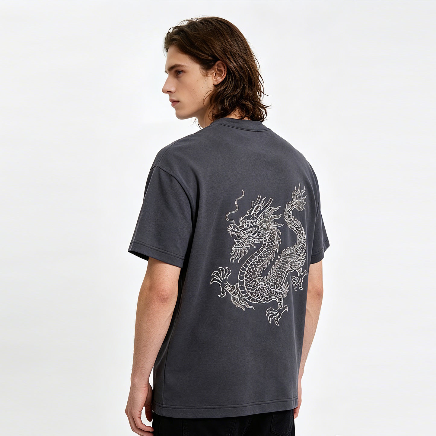 best seller Custom High Quality unisex cultural street men t‑shirt full fabric frog‑knot placket men t‑shirt summer streetweart daily workout