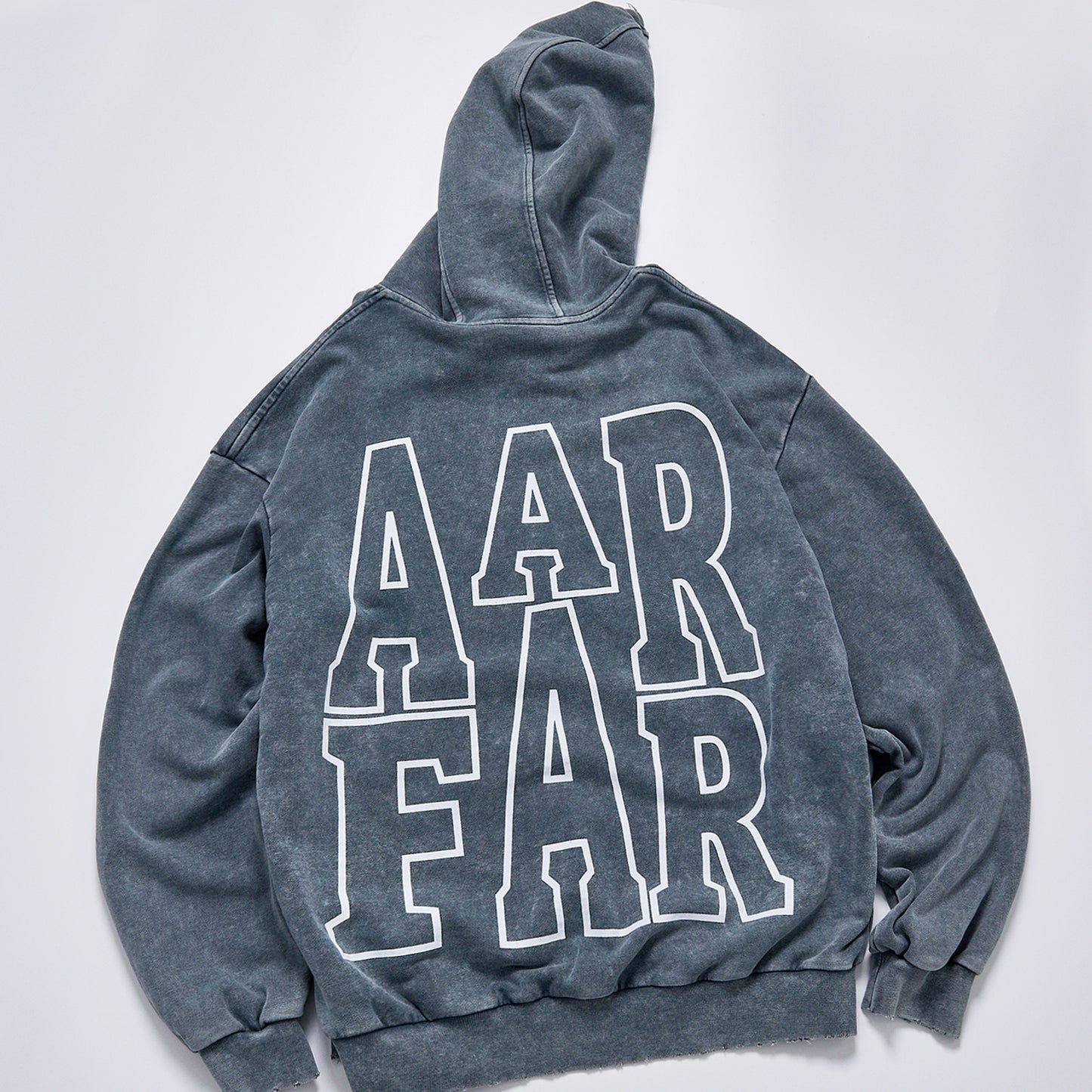 Vintage Washed Distressed Letter Print Hoodie Unisex Autumn Oversized Pullover Hoodie Streetwear Casual Loose Fleece Hooded Sweatshirt