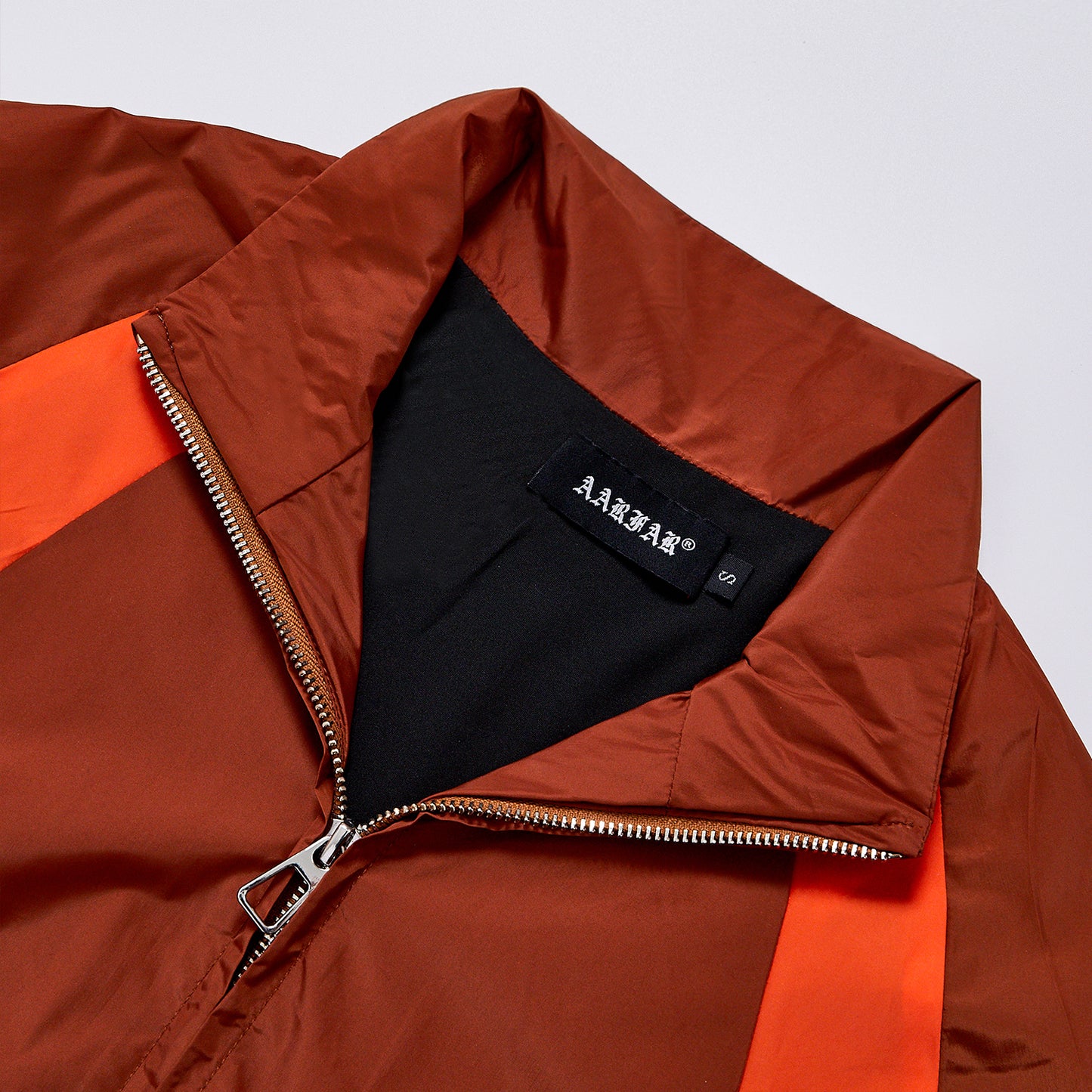 Custom Label Side Color Block Contrast Windbreaker Unisex Spring Stand Collar Zip Up Cropped Streetwear Casual Retro Racing Track Jacket Outerwear